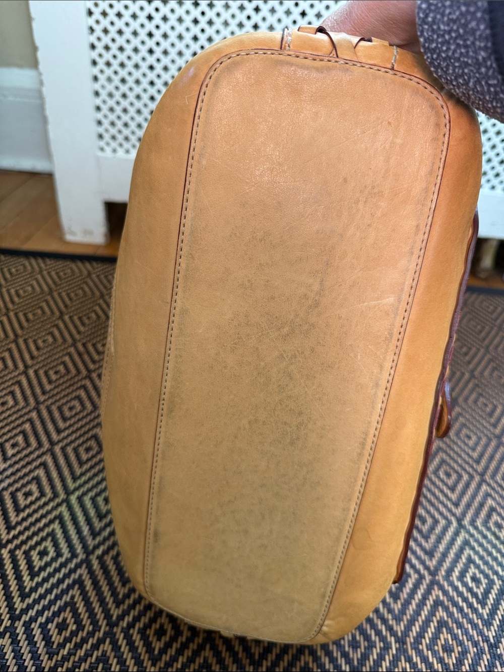 Vintage Y2K Coach 11977 Thompson Vachetta studded whipstitch bag - Picture 13 of 16